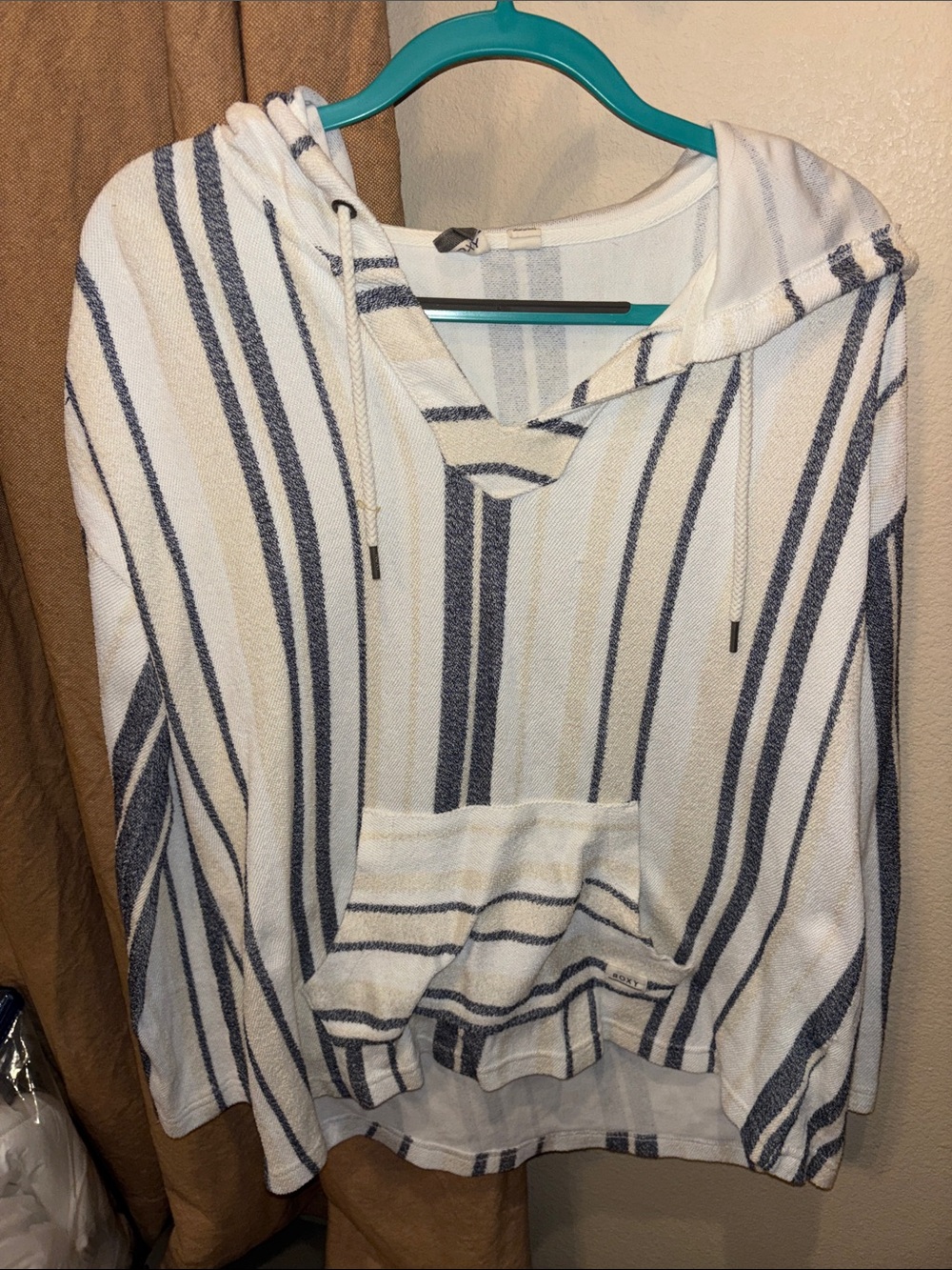 Roxy Striped Hooded Pullover